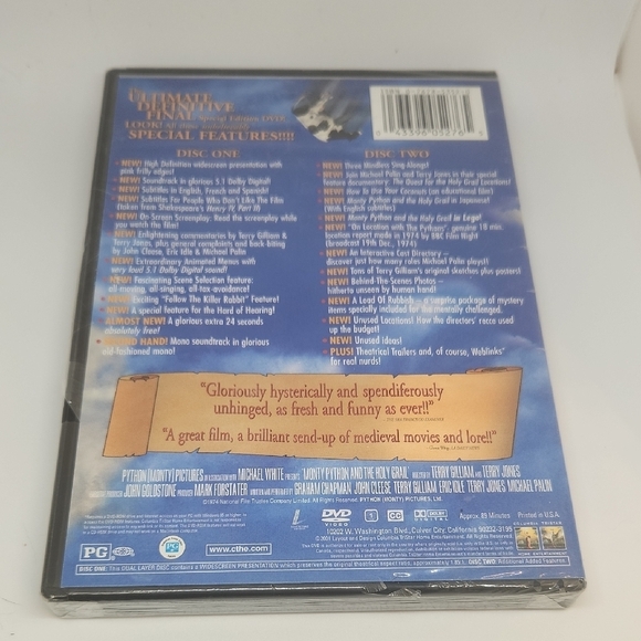 Monty Python and the Holy Grail Special Edition DVD - Picture 2 of 2
